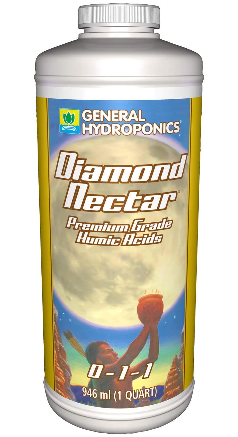 General Hydroponics Diamond Nectar, Nutrient Additive, 0-1-1, 1 qt.