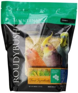 roudybush daily maintenance bird food, crumbles, 44-ounce, 2.75 lb (244crdm)