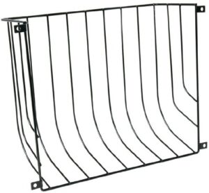 trixie natura wall-mounted hay rack manger, rabbit and guinea pig feeder