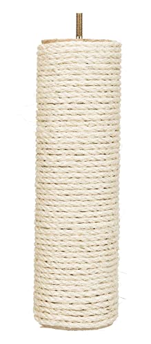 TRIXIE Replacement Sisal Post for Scratching Posts, Cat Trees and Cat Towers, 3.5 in x 11.8 in (9 x 30 cm)