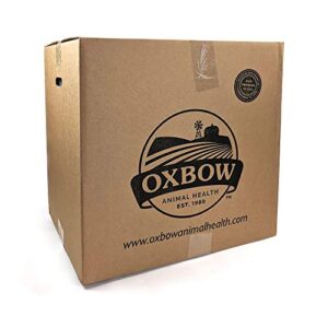 oxbow animal health orchard grass hay - all natural grass hay for chinchillas, rabbits, guinea pigs, hamsters & gerbils - 50 lb.