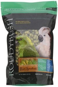 roudybush daily maintenance bird food, medium, 22-ounce, green, 222mddm