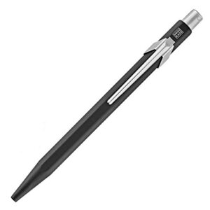 caran d'ache metal ballpoint pen - black (849.009)
