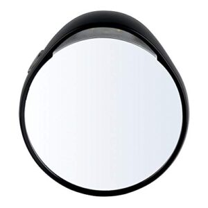 tweezerman tweezermate 10x lighted wall mount mirror