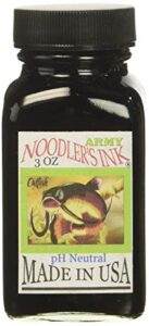 noodler's ink fountain pen bottled ink, 3oz, army green