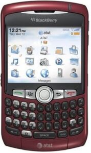 blackberry curve 8310 phone, red (at&t)