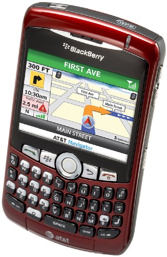 BlackBerry Curve 8310 Phone, Red (AT&T)