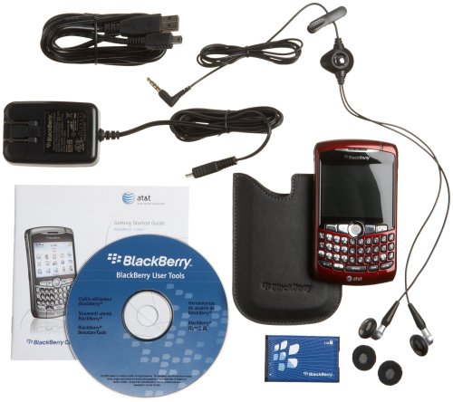 BlackBerry Curve 8310 Phone, Red (AT&T)