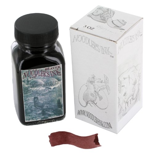 Noodlers Fountain Pen Ink - BEAVER (Brown)