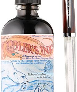 Noodlers Ink 4.5 Oz Polar Black W/Eye Dropper