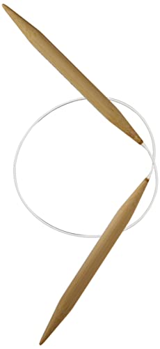 Clover Takumi Bamboo Circular 16-Inch Knitting Needles, Size 11