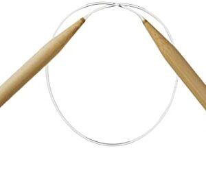 Clover Takumi Bamboo Circular 16-Inch Knitting Needles, Size 11