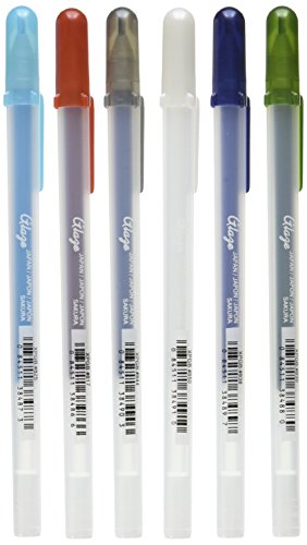 Sakura Gelly Roll Pen, 6 Count (Pack of 1), Assorted