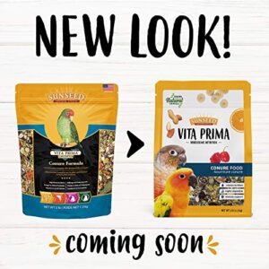 Sunseed 49040 Vita Prima Sunscription Conure Food - High-Variety Formula, 3 LBS