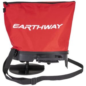 earthway 2750 hand-operated nylon bag spreader/seeder, perfect for hilly and wet terrain, 25 pounds capacity, made in america