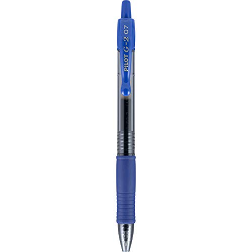 Pilot, G2 Premium Gel Roller Pens, Fine Point 0.7 mm, Blue, Pack of 2