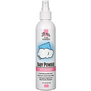top performance baby powder pet cologne, 8-ounce (package may vary)