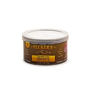fluker's gourmet canned food for reptiles, fish, birds and small animals - crickets