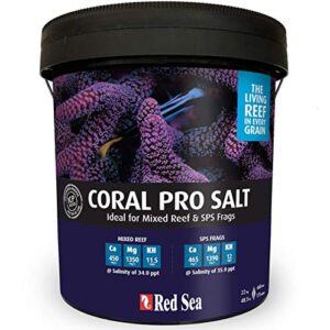 red sea fish pharm are11230 coral pro marine salt for aquarium, 175-gallon