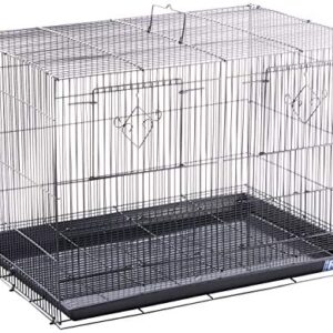 Prevue Hendryx SPF063 Divided Flight Cage, Black