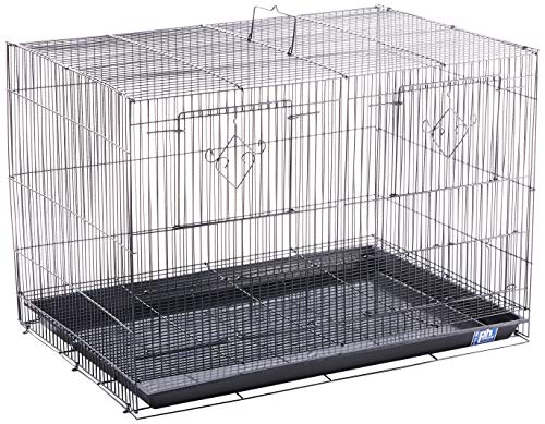 Prevue Hendryx SPF063 Divided Flight Cage, Black