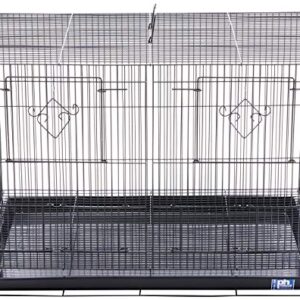 Prevue Hendryx SPF063 Divided Flight Cage, Black