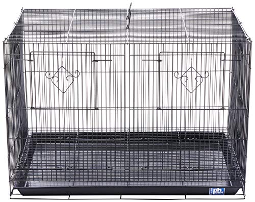 Prevue Hendryx SPF063 Divided Flight Cage, Black