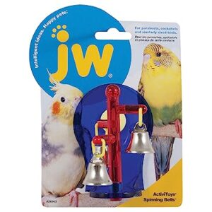 JW Pet Company Activitoys Spinning Bells Bird Toy, Assorted Colors