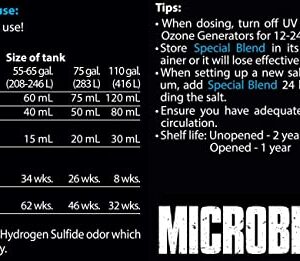 MICROBE-LIFT SBH16 Special Blend Aquarium and Fish Tank Cleaner for Freshwater and Saltwater, 16 Ounces