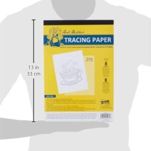 Aunt Martha's 8.5-Inch by 12-Inch Tracing Paper, 50-Sheet