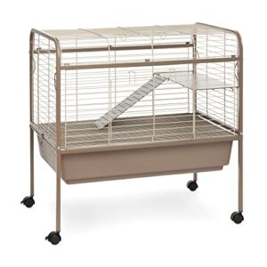 prevue pet products small animal cage with stand coco & white 425