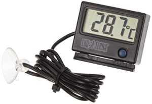 exo terra digital thermometer with probe, celsius and fahrenheit