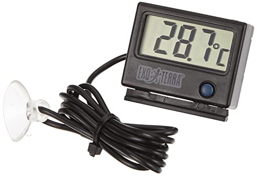 Exo Terra Digital Thermometer with Probe, Celsius and Fahrenheit