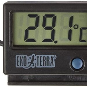 Exo Terra Digital Thermometer with Probe, Celsius and Fahrenheit