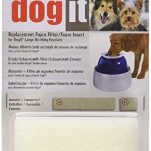 Dogit Replacement Foam Insert for Fresh & Clear Drinking Water Fountain for Large Dogs, 2-Pack