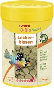 sera o-nip treat tablets fish food, 2.1 ounce container