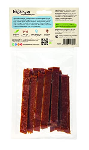 Pet 'n Shape Lamb Jerky Dog Treats - 3 Ounce