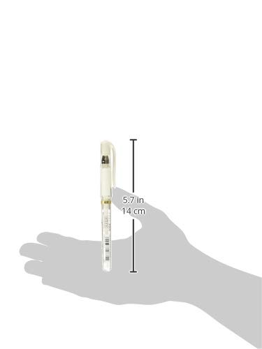 Uni-Ball Signo Broad Point Gel Impact Pen White Ink, 3 pens per Pack ✕2, Total 6 pens (japan import) [Komainu-Dou Original Package]