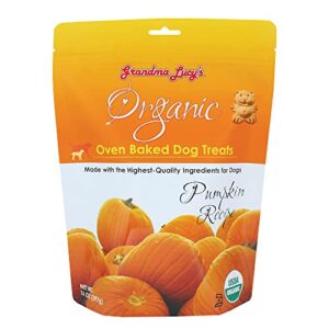 grandma lucy's - organic baked dog treats - pumpkin - 14oz