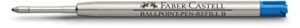 faber-castell 148743 graf von faber-castell (faber-castell collection) common ballpoint pen refill, blue b (broad tip)