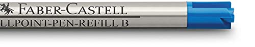 FABER-CASTELL 148743 Graf von Faber-Castell (Faber-Castell Collection) Common Ballpoint Pen Refill, Blue B (Broad Tip)