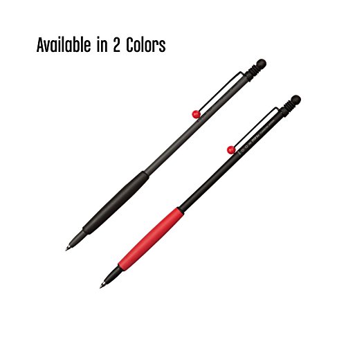 Tombow Zoom 707 Ballpoint Pen, Black/Red, 1-Pack