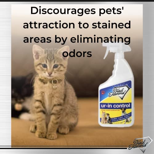 Eliminates Urine Odors – Controls Cat, Dog, Pet & Human Smells from Carpet, Furniture, Mattresses, Grout and Pet Bedding & Concrete. Biodegradable Enzymes 32 Oz. Spray