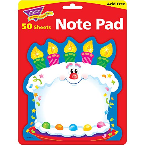 Trend Bright Birthday Shaped Note Pad