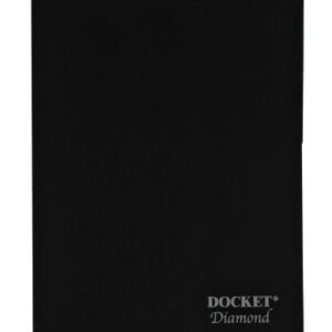 TOPS Docket Diamond Premium Stationery Wirebound Tablet, 8.5 x 11.75 Inches, 60 Sheets, Legal Ruled, Natural White (63978), Black