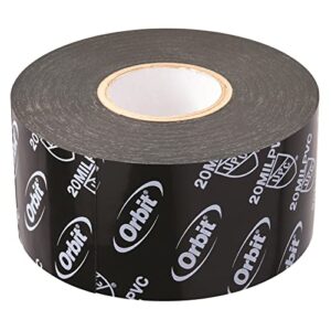 Orbit Sprinkler System 2-Inch X 50-Foot 20 Mil Pipe Wrap Tape 53550 Blacks