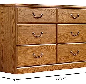 Sauder Orchard Hills Dresser, Carolina Oak finish