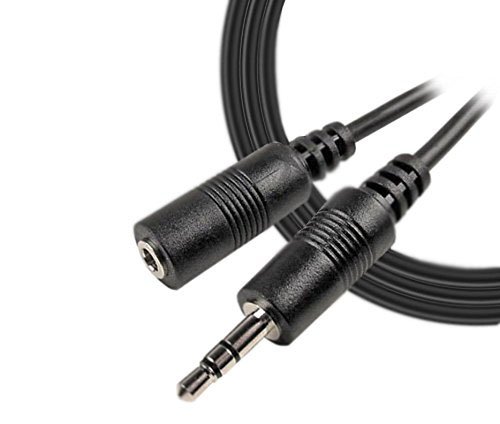 iMBAPrice® 12 Feet Professional Quality Nickel Plated 3.5 mm Male/Female Stereo Audio Extension Cable