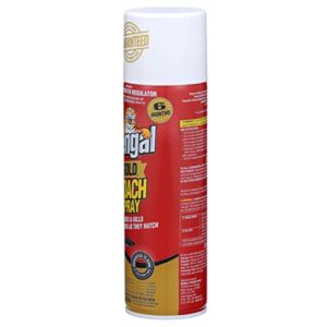 Bengal Gold Roach Spray, Odorless Stain-Free Dry Aerosol Killer Spray with Insect Growth Regulator, 11 Oz. Aerosol Can