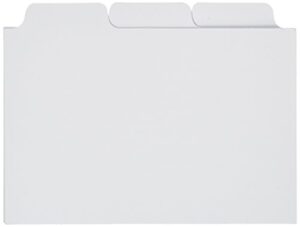 advantus cropper hopper photo case refill cards 12/pkg, 4"x6",white